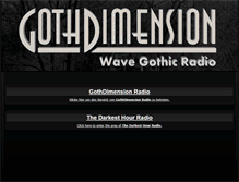 Tablet Screenshot of gothdimension.de